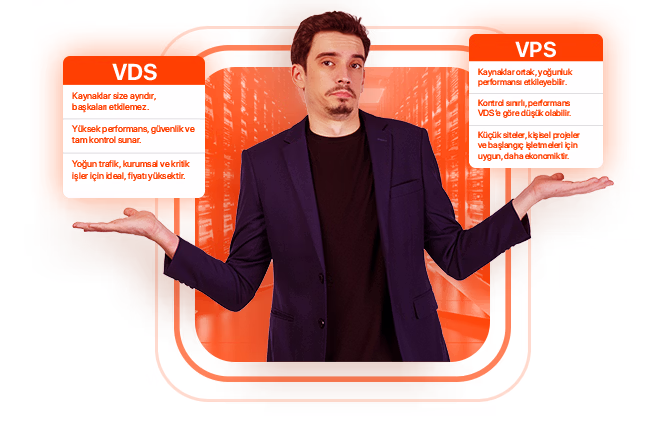 VDS ile VPS Arasındaki Farklar Nelerdir?