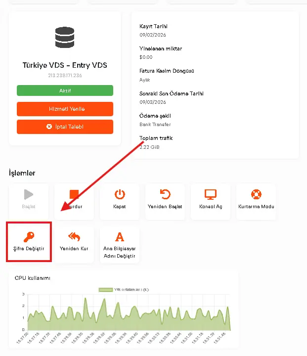 VDS Şifre Sıfırlama Nasıl Yapılır?